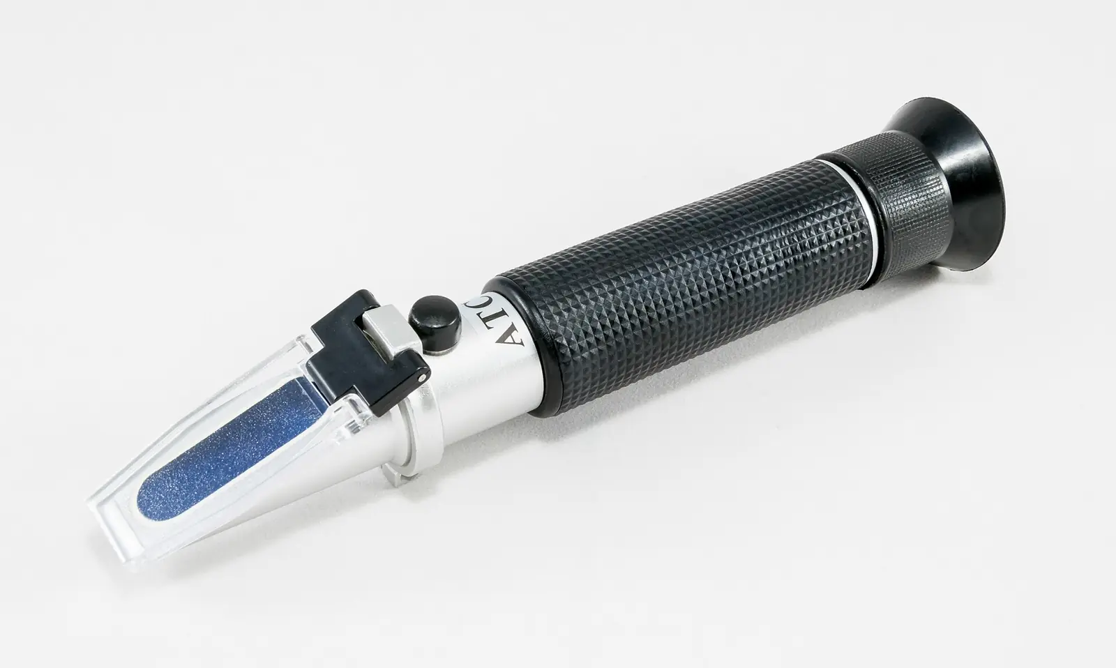 Handheld refractometer used to measure Brix